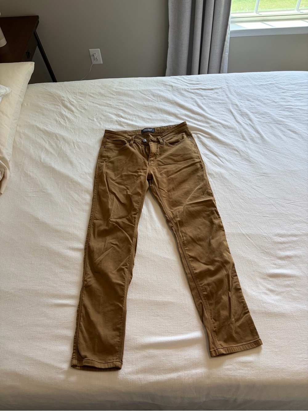 Men's DU/ER Comfortable Pants in Dark Khaki